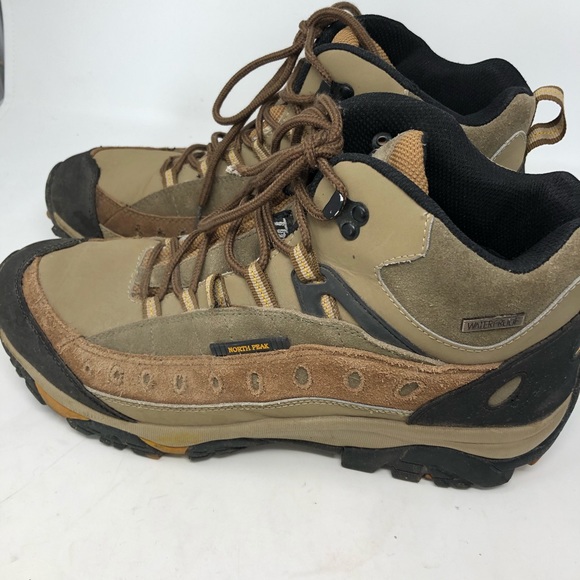 Men's North Peak Hiking Boots Hiking 13 Brown - Picture 9 of 15